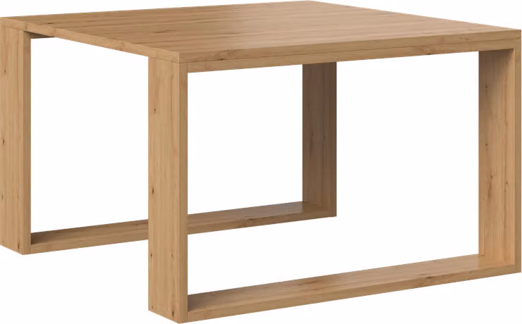 VBChome Tavolino da caffè 67 x 67 x 40 cm Rovere Artisan Tavolino da salotto Tavolino da tè Tavolino da divano Tavolino da salotto moderno Ufficio Rovere Artisan