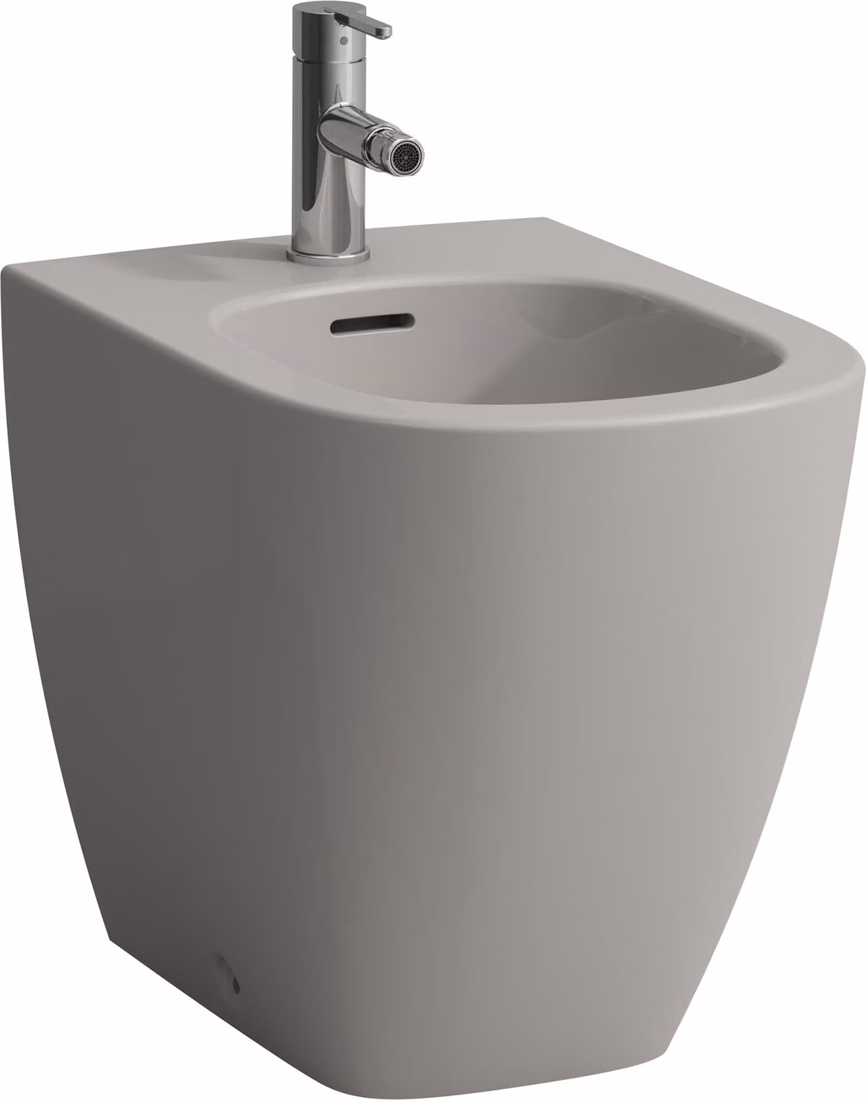 LAUFEN LUA Bidet au sol, avec trop-plein, 1 trou pour robinet, 360x520mm, robinets d'angle intérieur, H8320810373021, H8320810373021