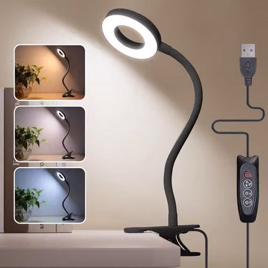 Lampada da tavolo a LED - Lampada da lavoro per leggere, lavorare e studiare