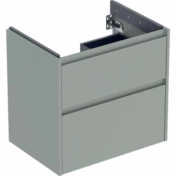 Geberit Renova Plan armoire sous lavabo, avec deux tiroirs, 64,4x60,6x44,6cm, 504.028.IK.1, 504.028.IK.1