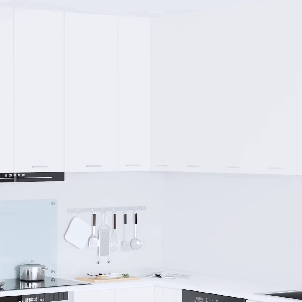 Armadio pensile da cucina moderno vidaXL Bianco in MDF con ante a battente L/P/H: 57 x 57 x 100 cm