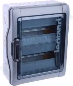 quadro di distribuzione modulare da superficie 2x12 con morsettiere, trasparente IP65 IK09 RN65 Legrand 601942