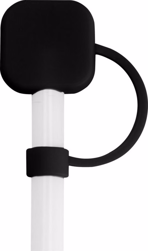 Floso - Protezione per cannuccia "Sip", silicone PF4767 (taglia unica) (nero)