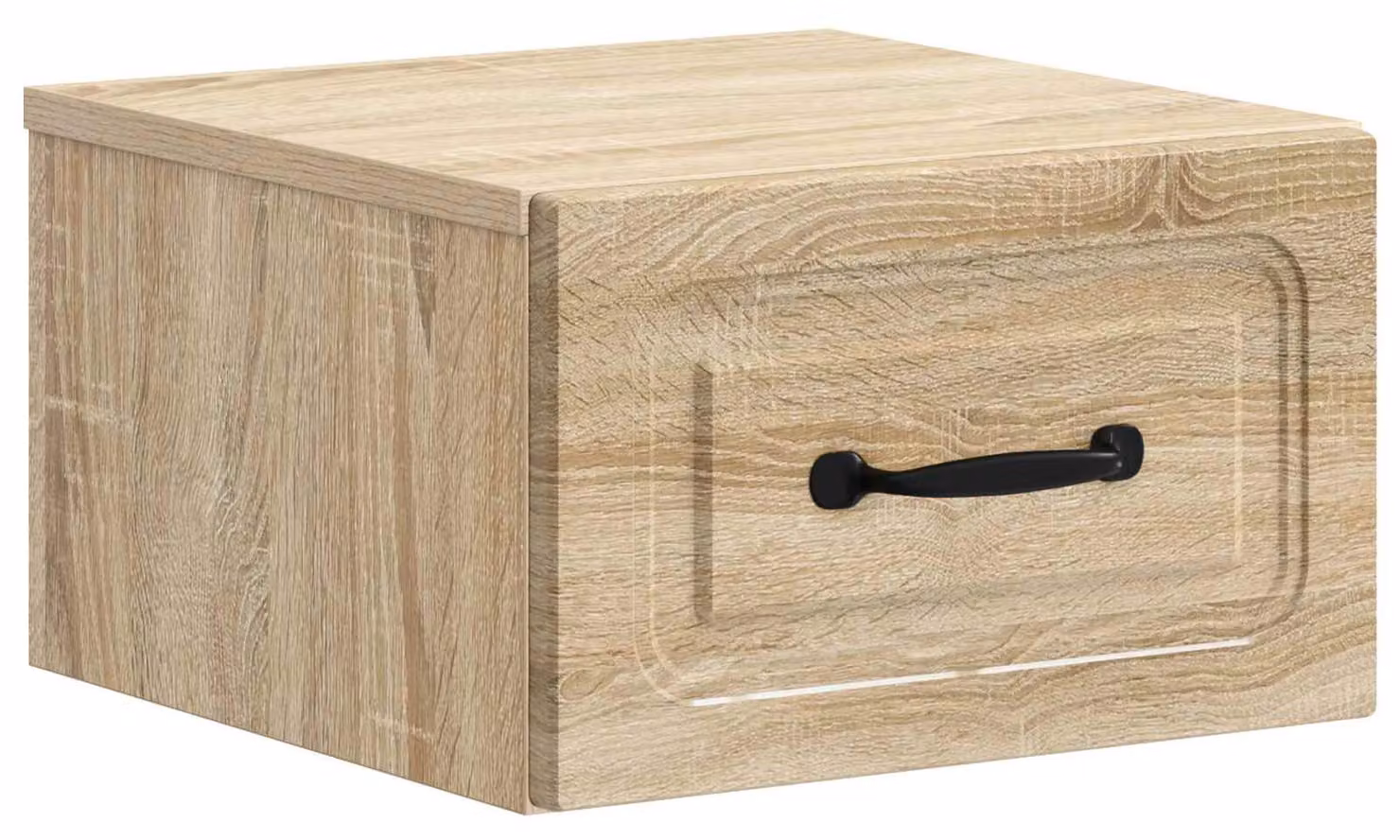 Mobiletto da notte a muro Rovere Sonoma 34,5 x 33 x 20 cm