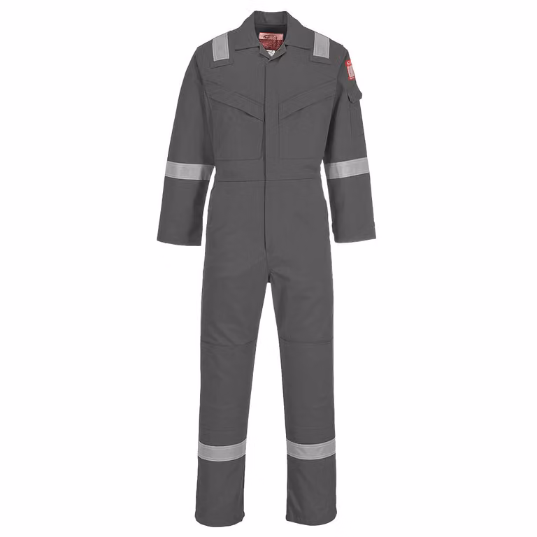 Portwest FR21 Tuta antistatica super leggera 210g Grigio Taglia M