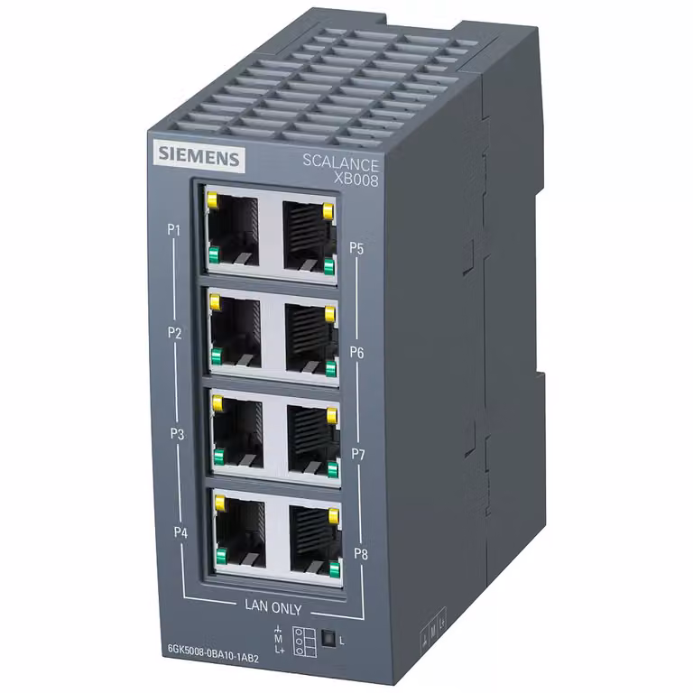 Interruttore Siemens Dig.Industr. Scalance XB008 IE 6GK5008-0BA10-1AB2