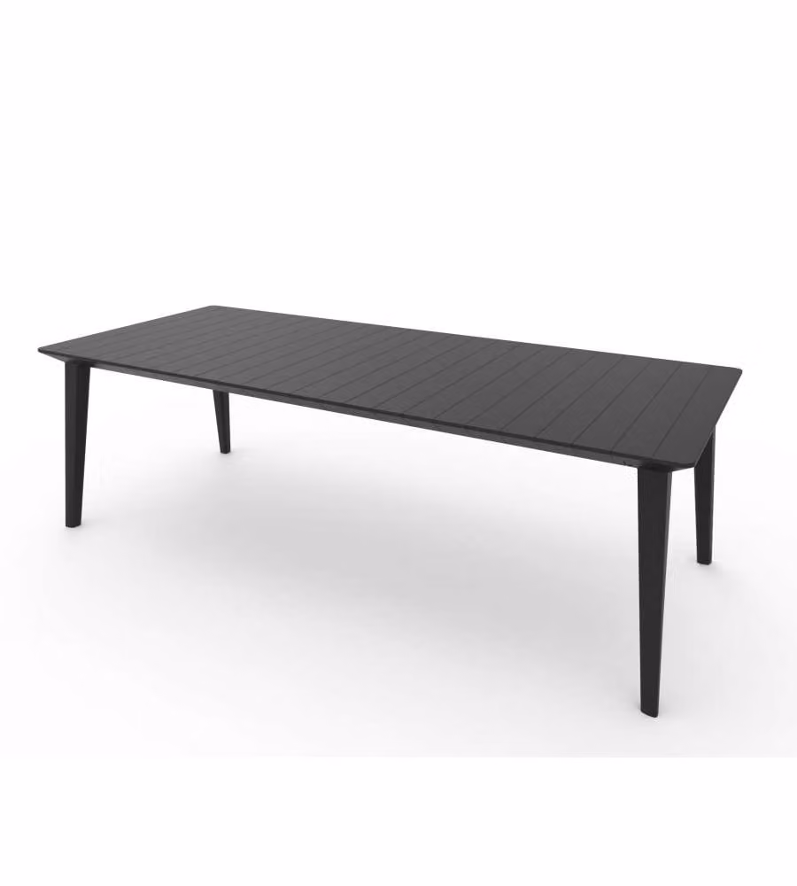Tavolo da giardino allungabile Lima Keter in resina antracite L: 235 cm, P: 98 cm, H: 74 cm – 2