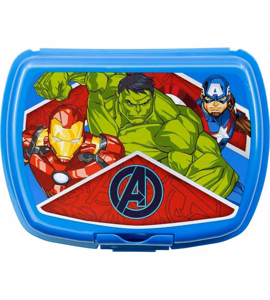 Sandwich Box in plastica per bambini Avengers Esercito Araldico