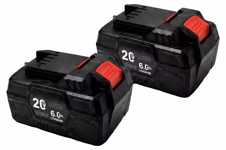 Batterie di ricambio, capacità 6000mAh, compatibili con gli utensili Parkside da 20V, confezione doppia da 20V 6.0Ah