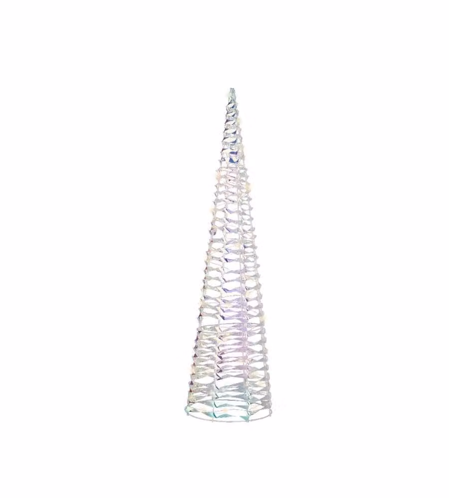 Albero di Natale conico iridescente