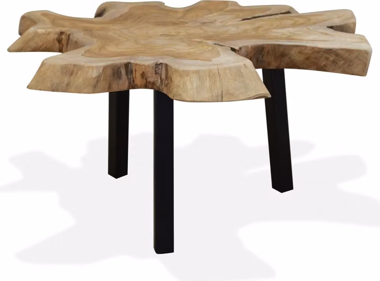 Maison Exclusive - Tavolino in teak massiccio 80x70x38 cm