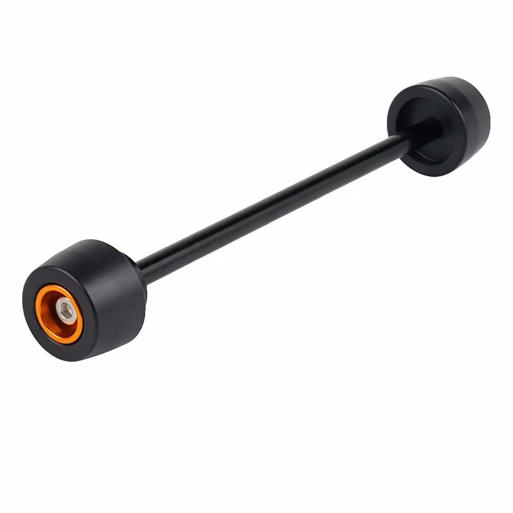 Slider posteriore per moto, 20 mm, protezione contro le cadute, colore arancione
