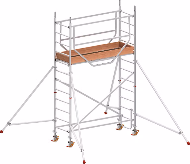 Ponteggio mobile Hymer ADVANCED SAFE-T Modulo 1+Kit+Braccio Lunghezza piattaforma 2,08 m