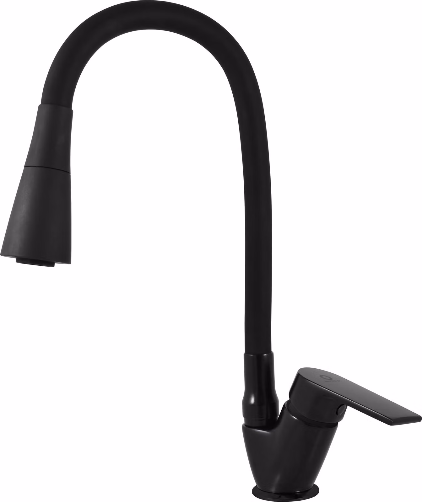 RAV Slezák Slezák-RAV COLORADO Miscelatore per lavello con braccio flessibile con doccetta Colore: nero opaco, Attacco: 3/8"