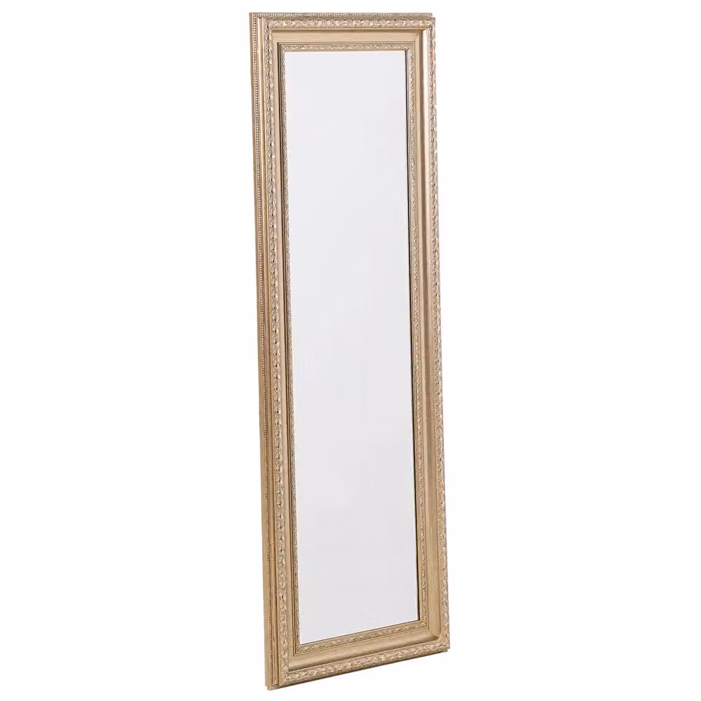 Specchio da terra BELIANI con cornice rettangolare dorata, L: 51 cm, H: 141 cm – 2
