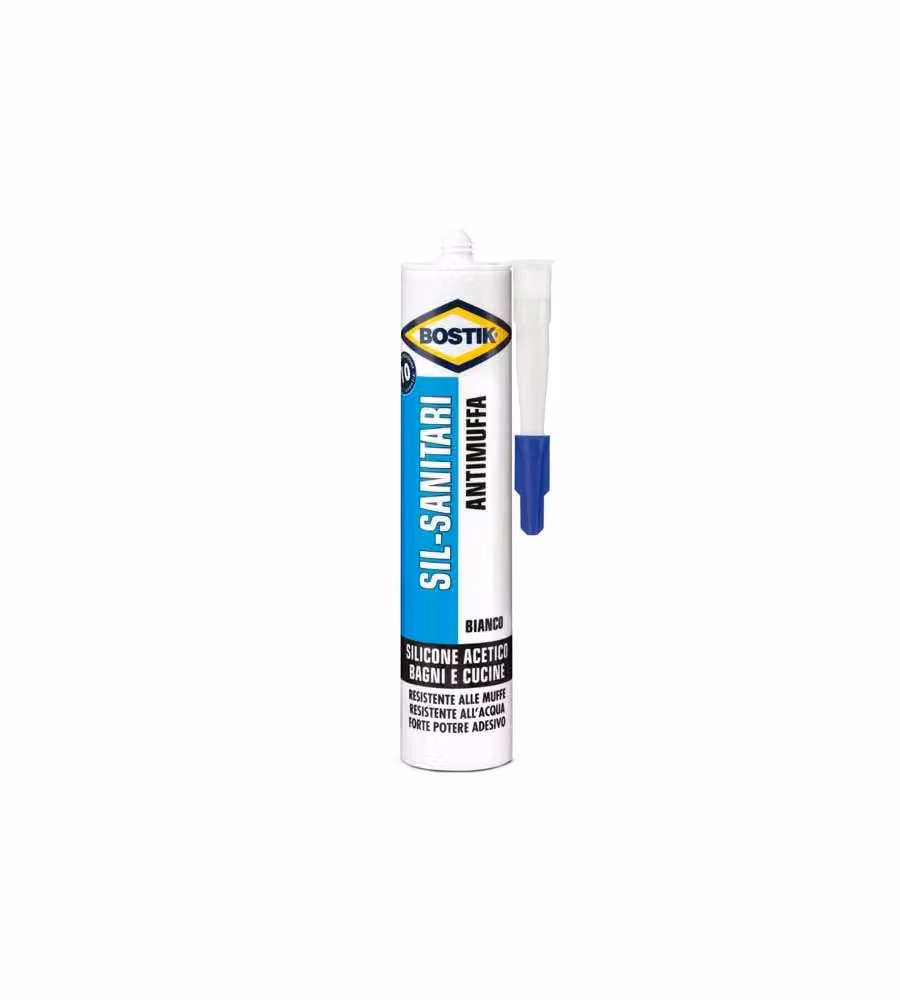 Silicone Acetico Sanitari Bianco     Ml 280 Bostik