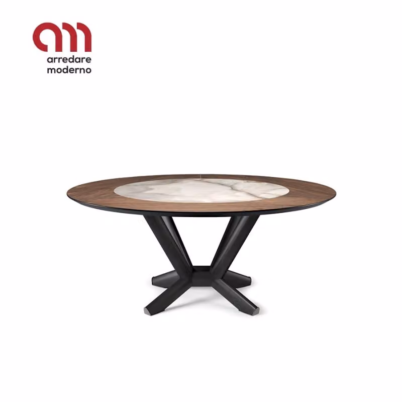Tavolo Planer Round Ker-Wood Cattelan Italia