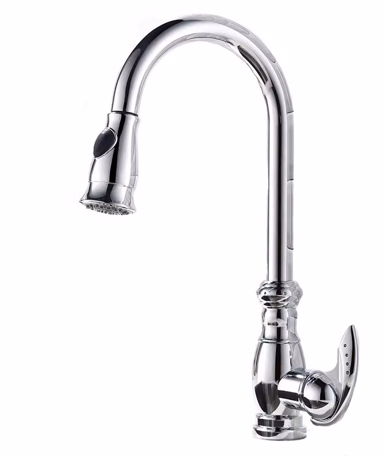 Miscelatore da cucina LAUFERI LYDIA per installazione libera, argento