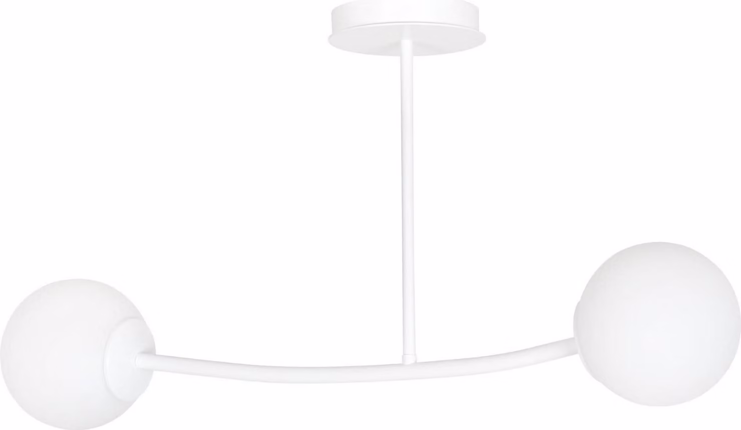 LAMPADA DA SOFFITTO Emibig 2xE14 40W HALLDOR 2 BIANCA 1025/2