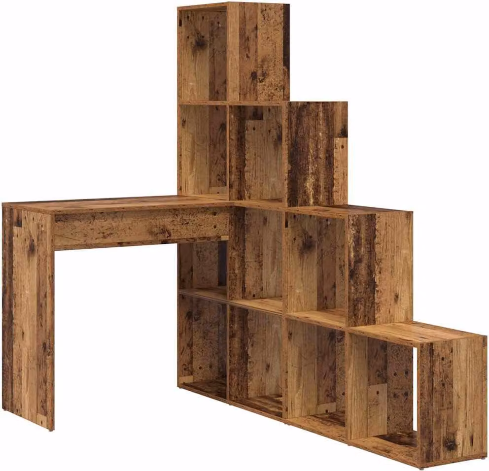 Scrivania ad angolo Legno vecchio 101,5 x 149,5 x 149,5 cm