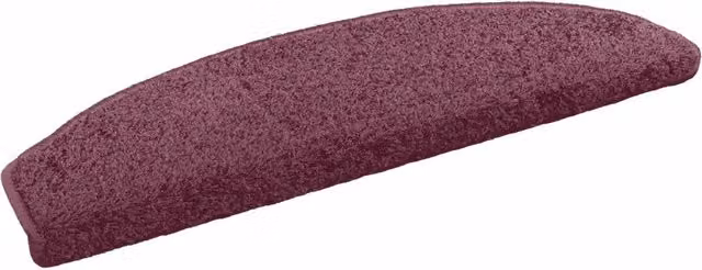Tappetini per scale autoadesivi antiscivolo vidaXL, viola, 15 pezzi, L: 80 cm, P: 24,5 cm, H: 3,5 cm