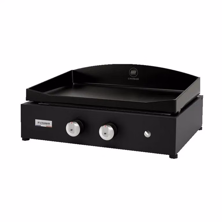 Plancha liscia Pure Nera a gas 260 Le Marquier
