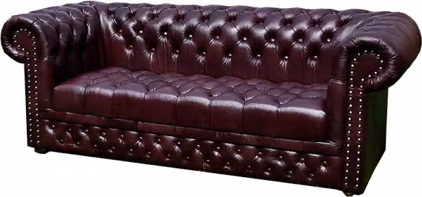 Chesterfield 3 Sitzer mit Bettfunktion Sofa Couch Polster Garnitur Couchen