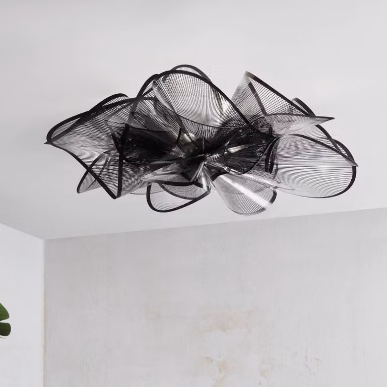 Slamp Plafoniera a LED La Belle Étoile Ceiling/Wall, dimmerabile, Nero, Soggiorno / Sala da pranzo, Plastica, Design, Plafoniera LED