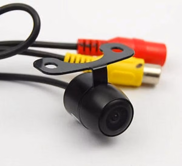 Telecamera retromarcia con staffa per auto, camper e SUV, colore nero