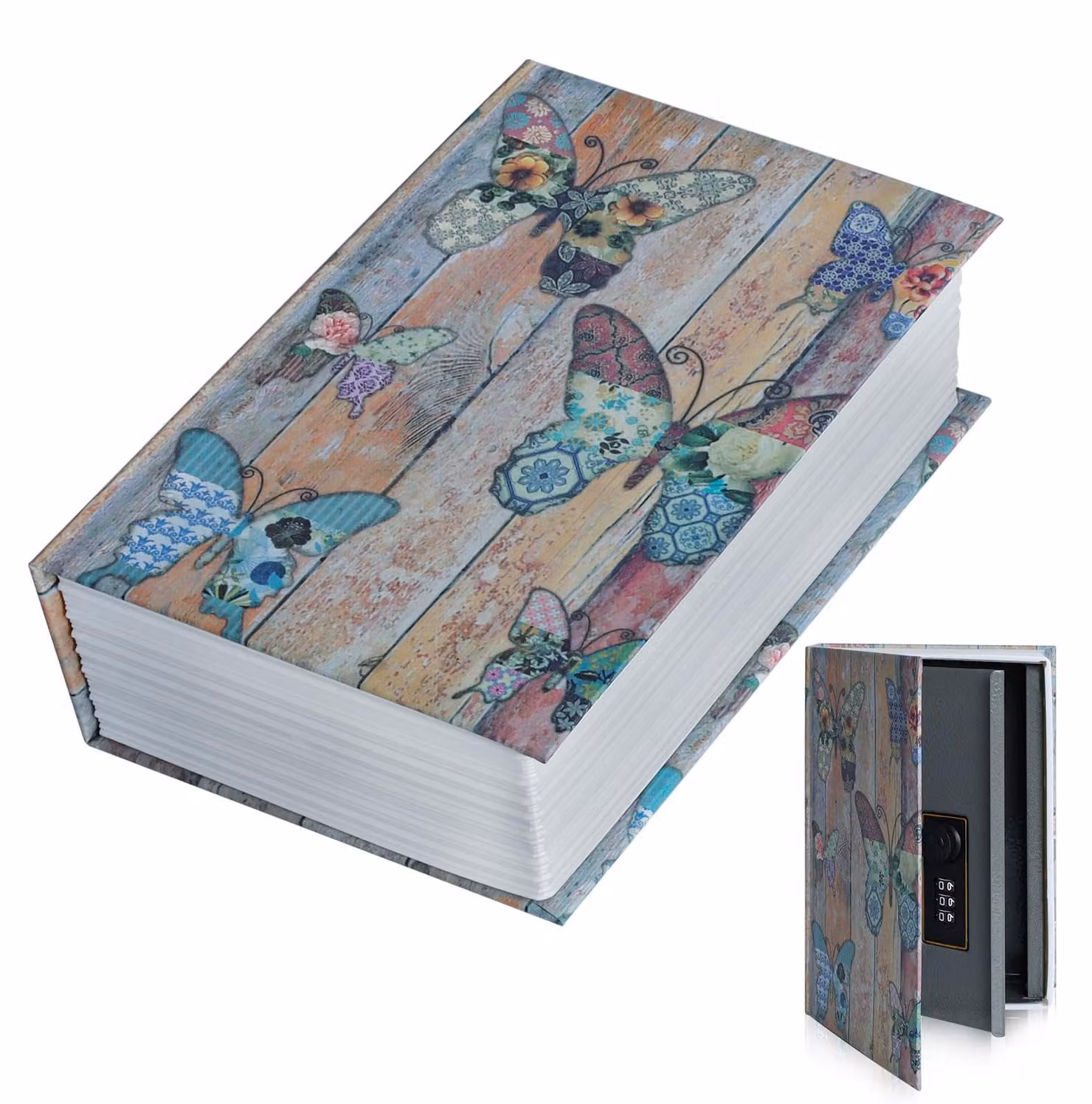 Cassaforte portatile segreta con serratura a combinazione, dimensioni 18 x 11,5 x 5,5 cm