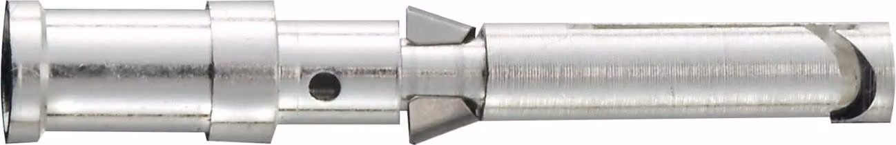 HARTING D-Goldtec Contatto a crimpare Presa (F) 1 mm² AWG18 oro, 1 pezzo Materiale Lega di rame - 1 pezzo