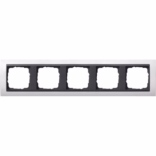 Gira 021507 Cornice di copertura a 5 moduli per Gira Event bianco puro opaco, antracite