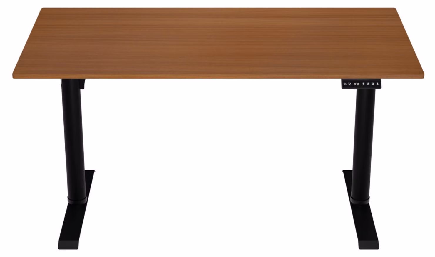 Scrivania elettrica regolabile in altezza Arozzi Arena Nordico - 160 x 82 x 71-115 cm - Noce