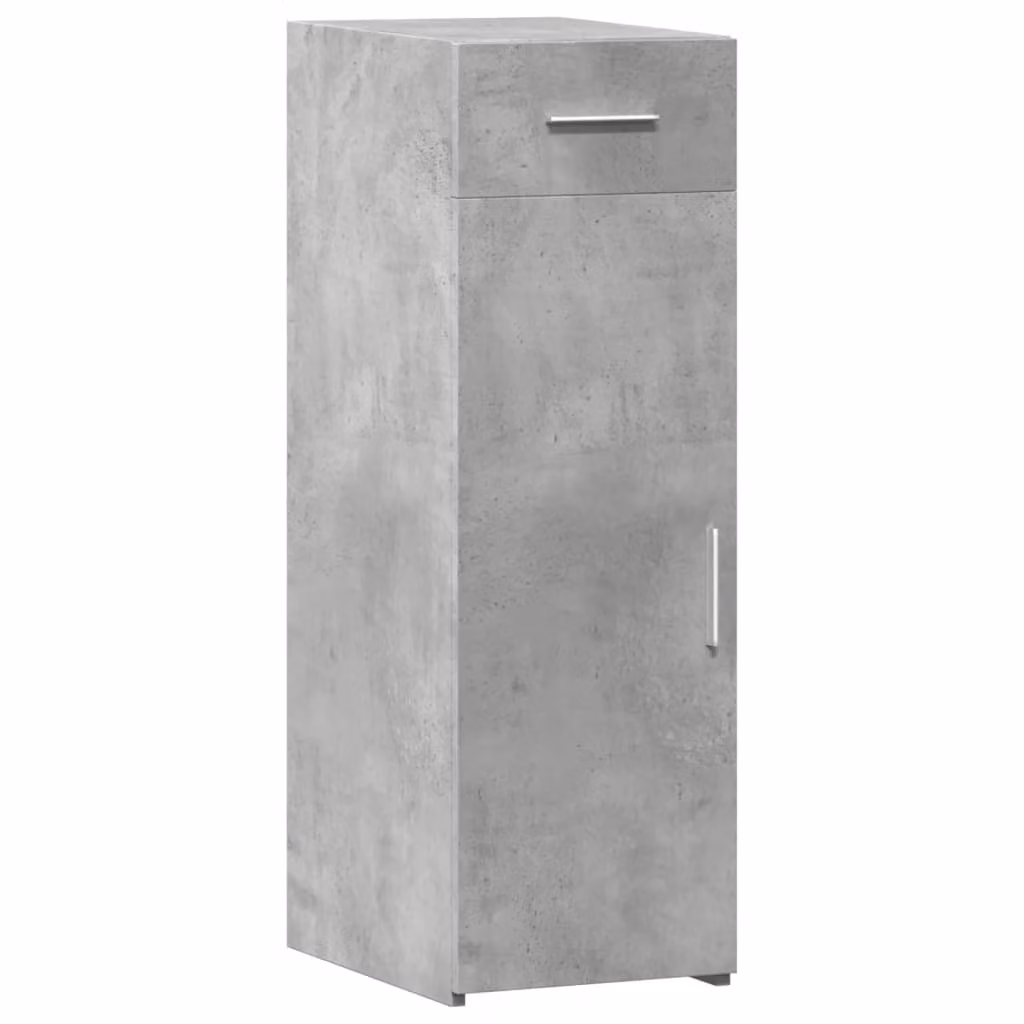 Credenza Grigio Cemento 30x42,5x93 cm in Legno Multistrato