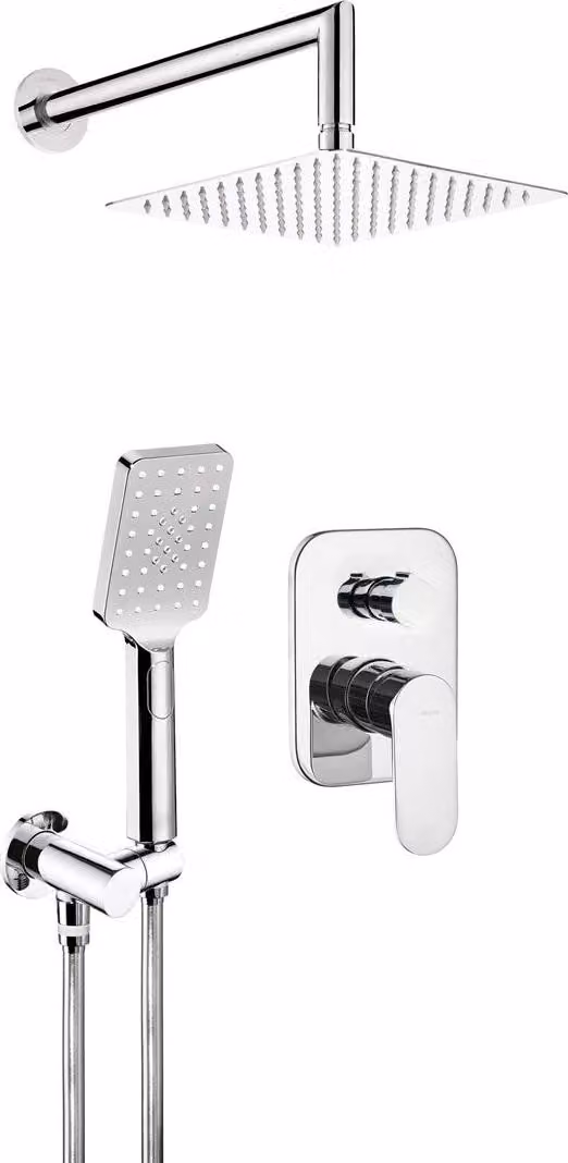 Concealed shower set