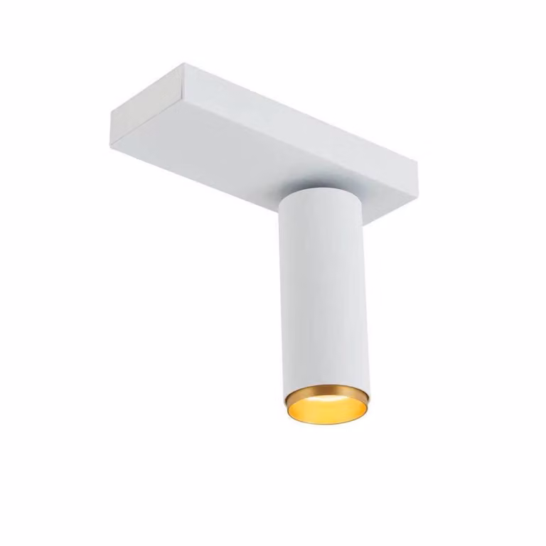 LOOM DESIGN Faretto da soffitto LED X-Beam, 1 luce, bianco dimmerabile, Bianco / Opale, Soggiorno / Sala da pranzo, Alluminio, Moderno
