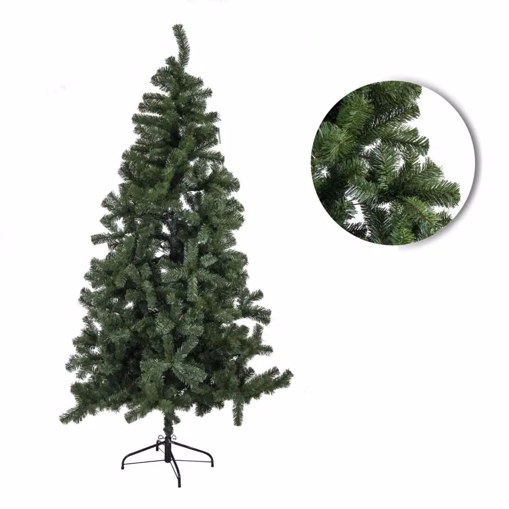 Albero di Natale modello Prato VACCHETTI verde con 859 rami, ø 122 cm, H 210 cm – 2