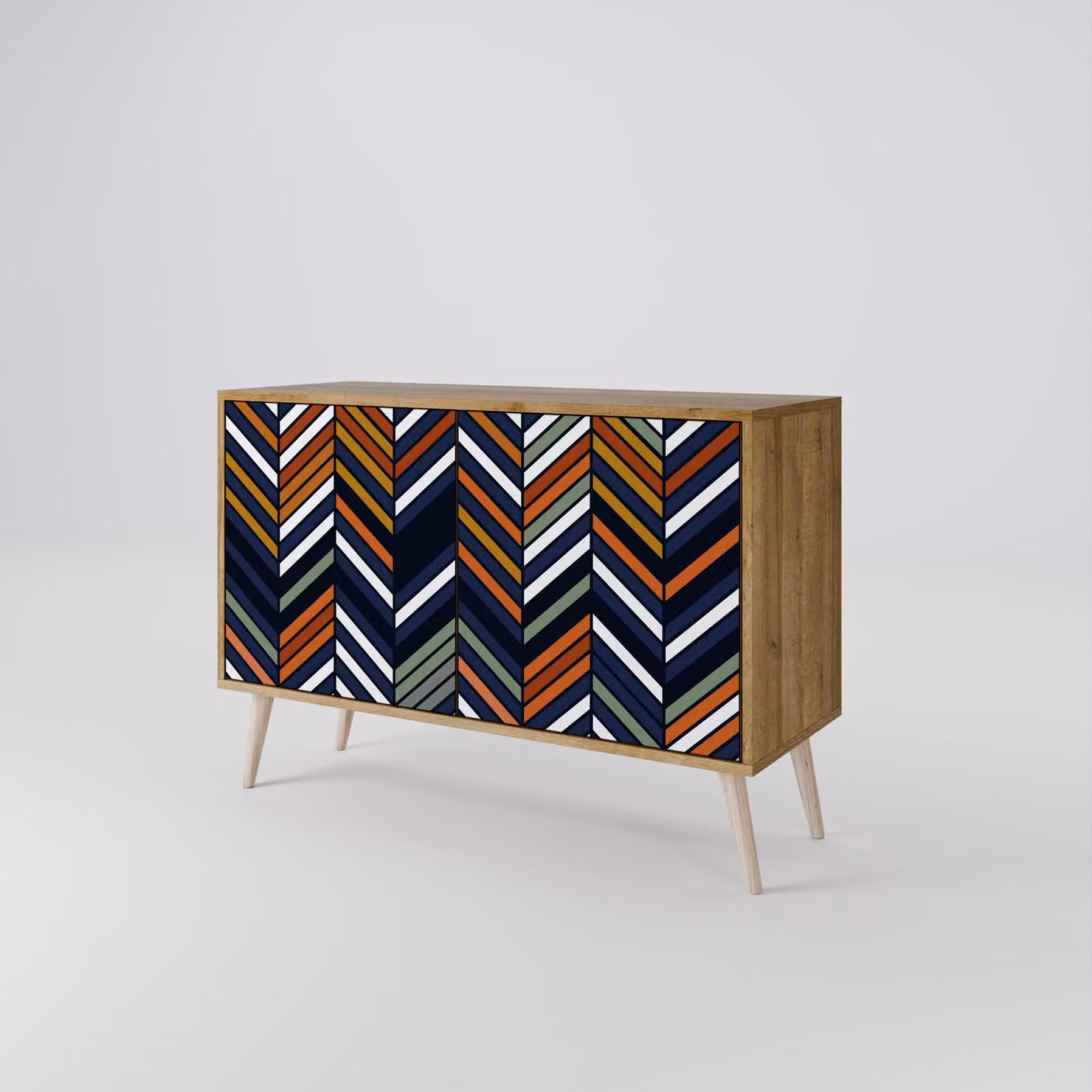 Cassettiera Spacerebels a 2 ante - credenza cassettiera - credenza alta - mobile guardaroba - soggiorno camera da letto - 57,5×111×42 (HxLxP)