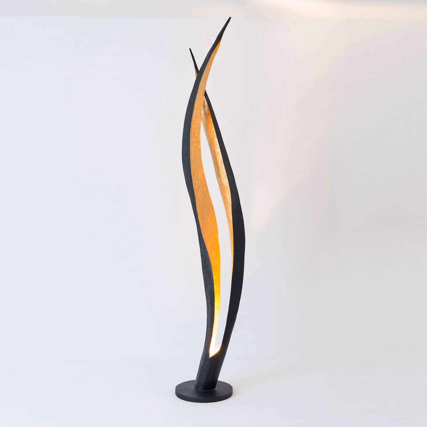 Holländer Lampada da terra di design Barbone, Ottone / Oro, Soggiorno / Sala da pranzo, Metallo, Design, Lampada da terra