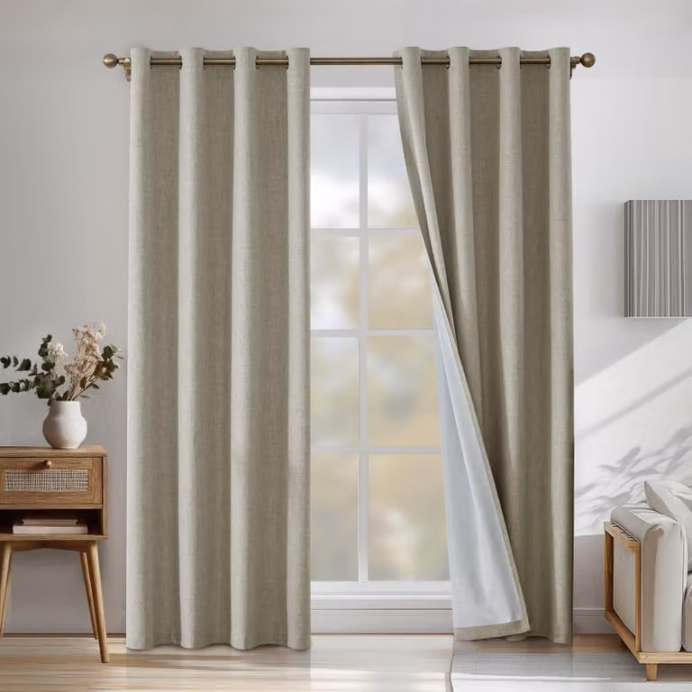 Set di 2 tende termiche moderne, dimensioni 200 x 260 cm