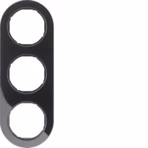 Berker 10132045 Cornice nera lucida, serie R.classic