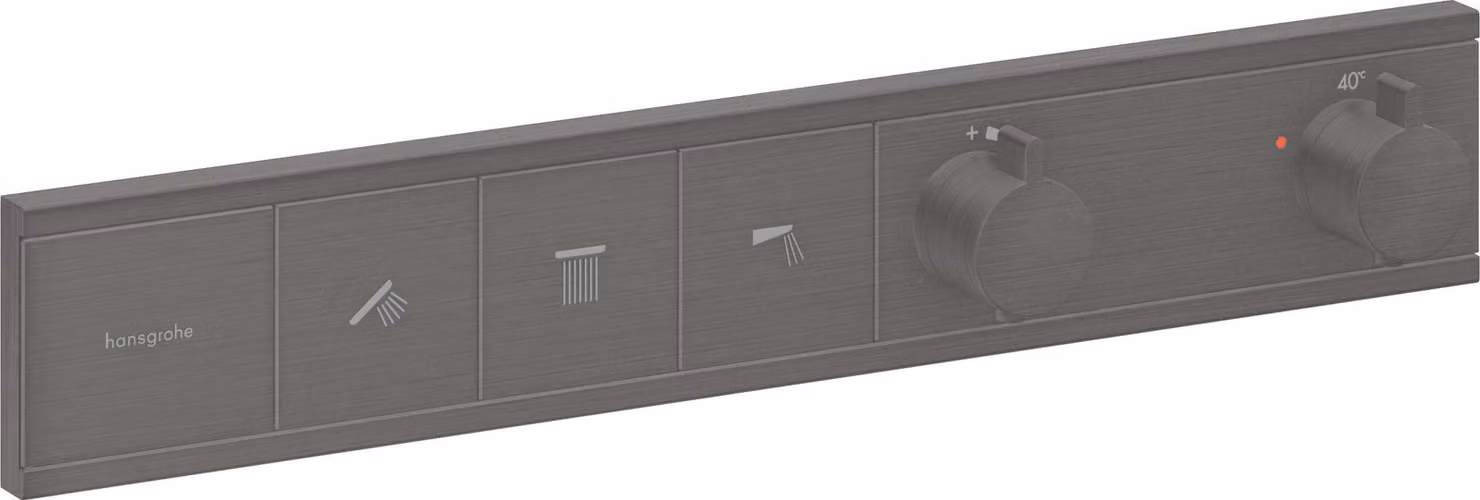 thermostat RainSelect encastré de la taille d'une main pour 3 consommateurs, 15381340, 15381340