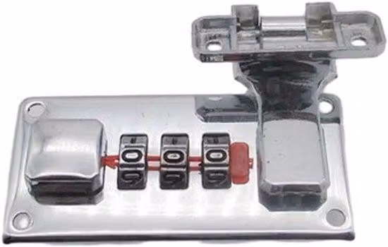 Cassetta degli attrezzi da 1 pezzo, quadrante da viaggio, quadrante da viaggio, quadrante da viaggio, 65 × 29 mm, argento a sinistra