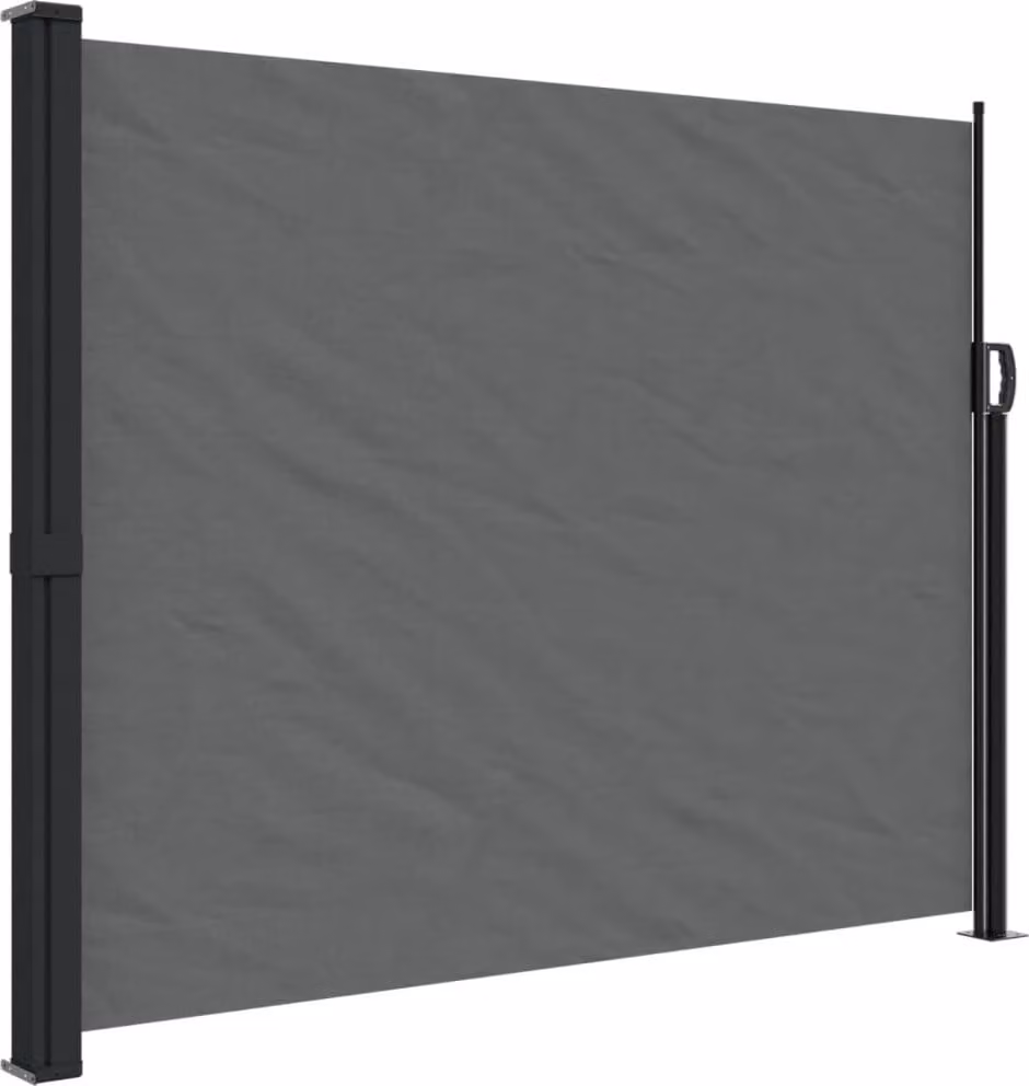 Tenda da Sole Laterale Retrattile Antracite 160x500 cm