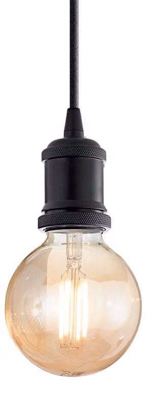 Ideal Lux lampada a sospensione Frida nero 139425