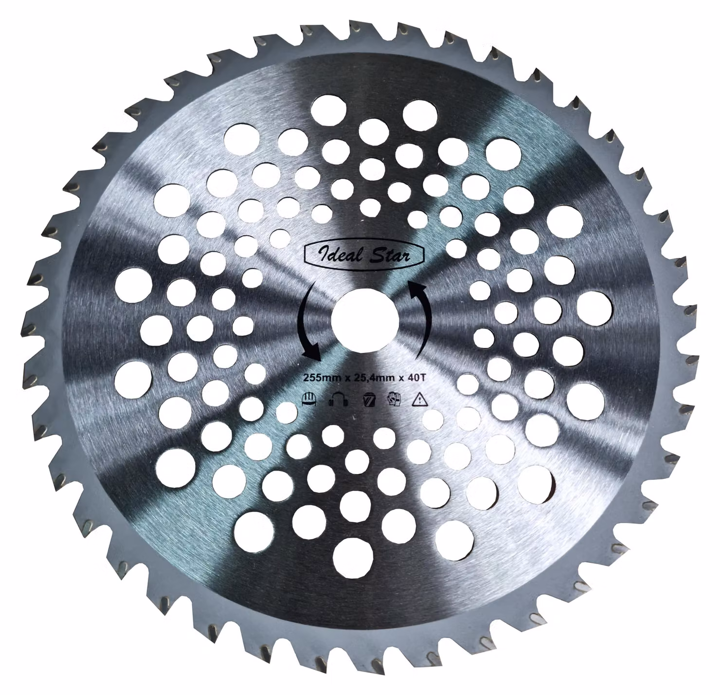 DISCO PER DECESPUGLIATORE PROFESSIONALE 'TUNGSTENO' CARDINALE Ø 255x25.4 mm- 40 denti