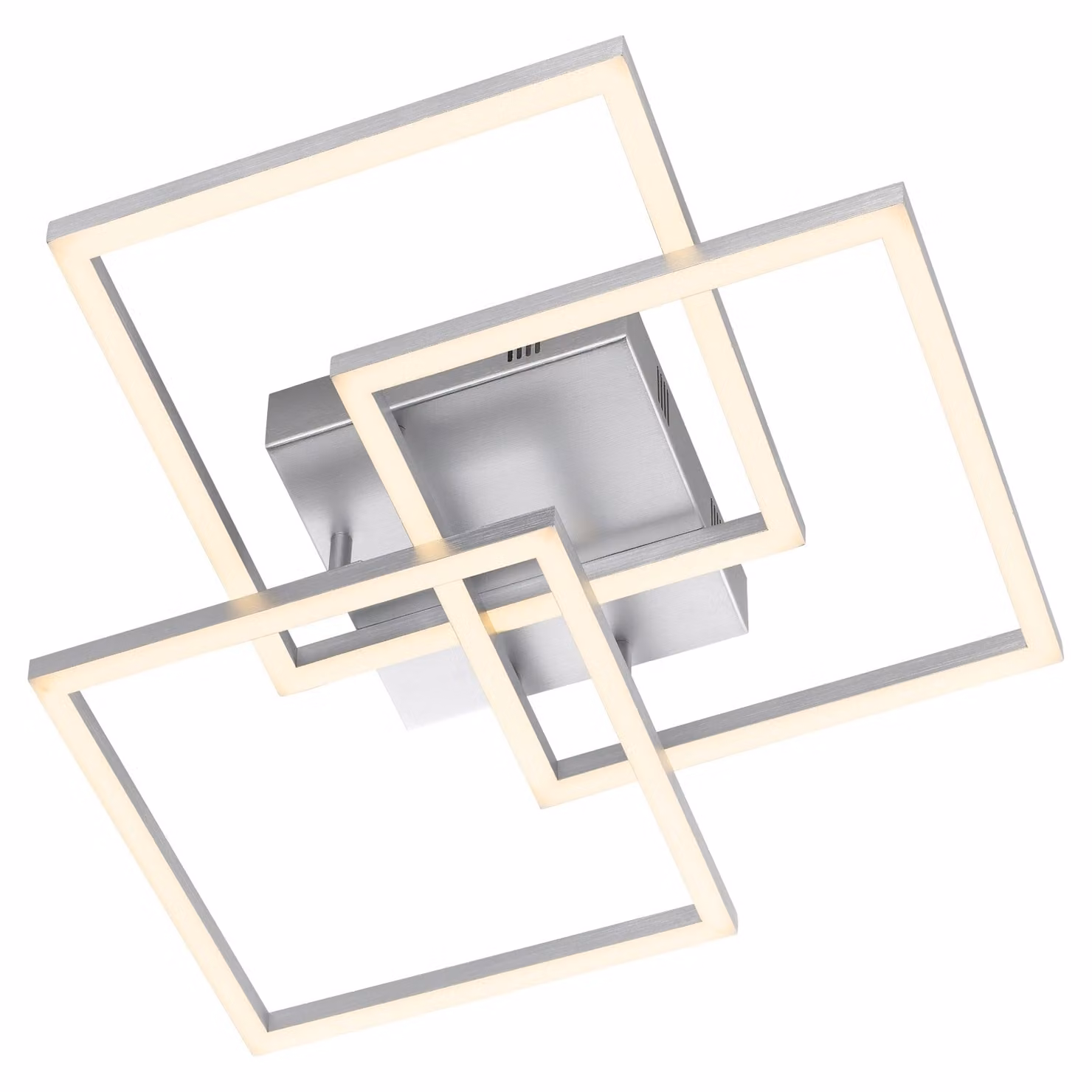 casa NOVA plafoniera ANUBIS LWH 52x52x9 cm plafoniera argento