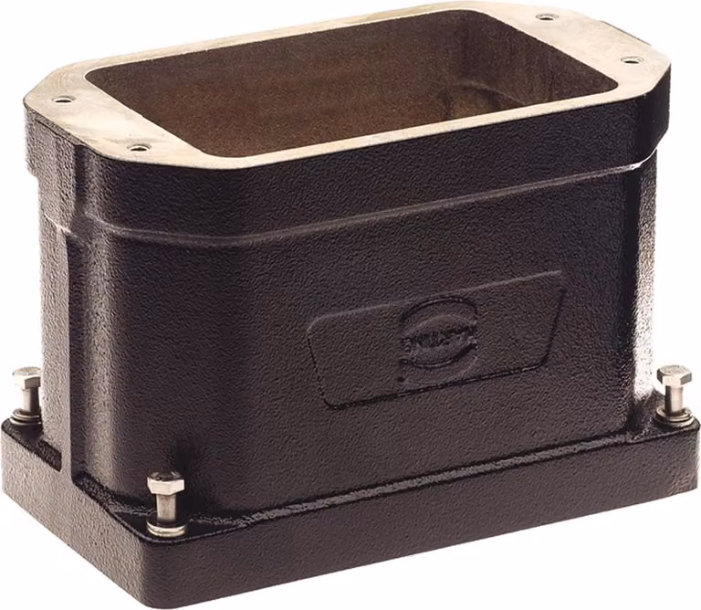 HARTING Han 48HPR Contenitore a manicotto con uscita cavo diritta, chiusura a vite - 1 pezzo