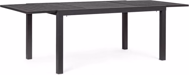 Tavolo da Giardino Allungabile 160/240x90x75 cm in Alluminio Hilde Antracite
