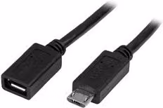 Cavo prolunga MicroUSB Startech.Com nero, lunghezza 0,5 m